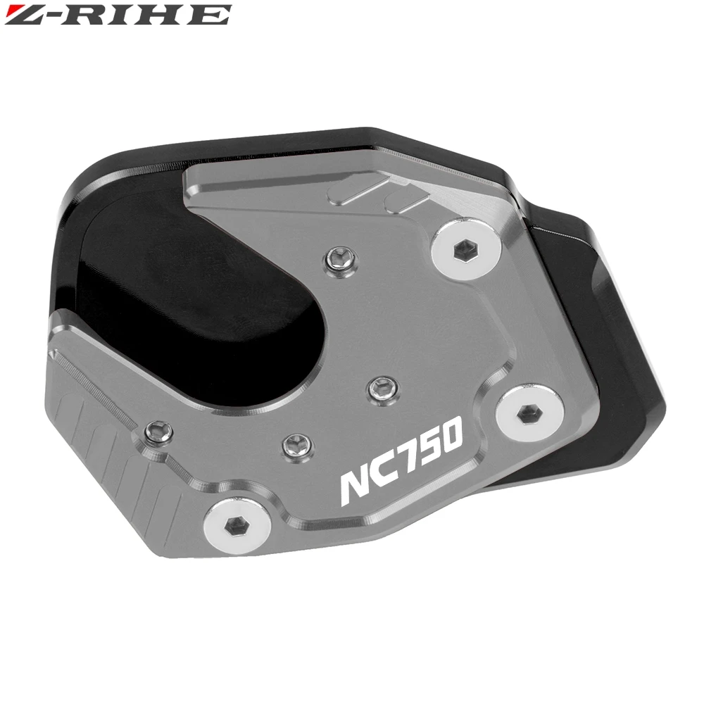 For HONDA NC750X NC 750X NC750 X 2017 2018 2019 Aluminum Kickstand Sidestand Stand Extension Enlarger Pad Accessories NC750