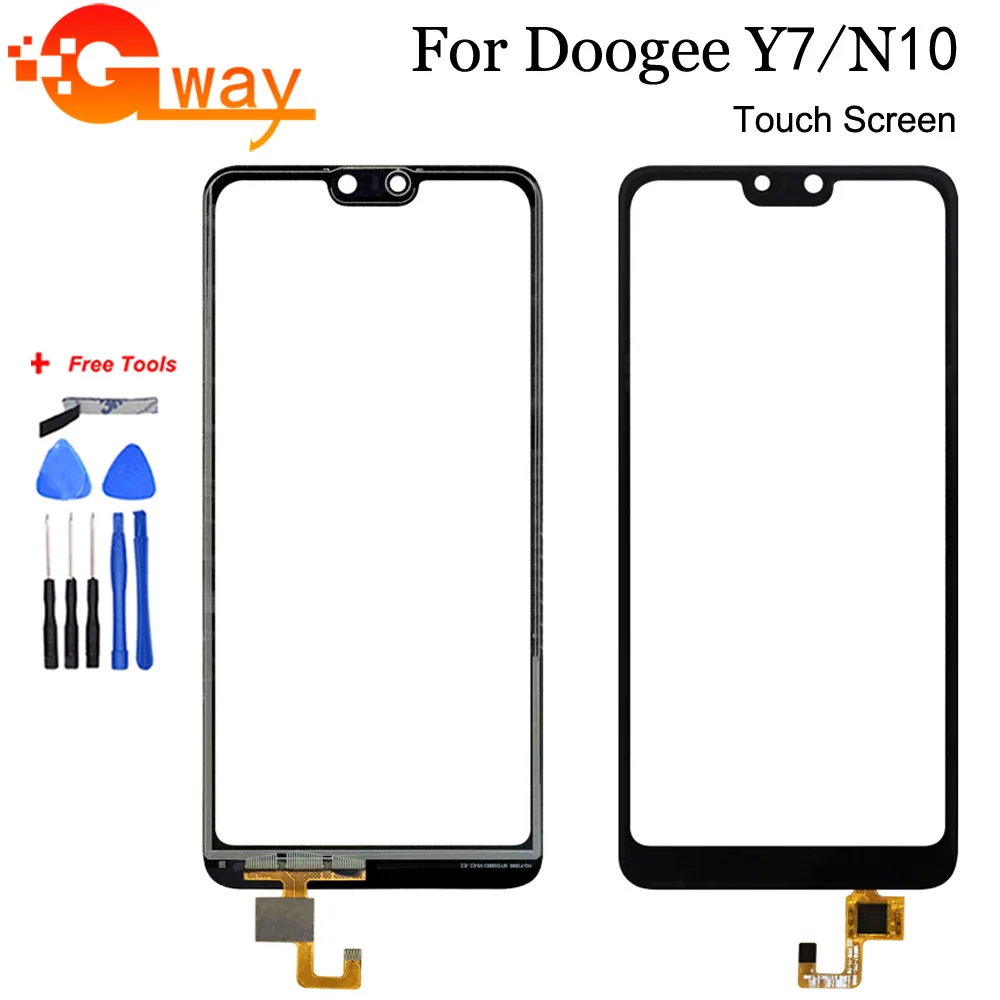 

100% Tested Touch Screen Digitizer For Doogee N10/Y7 Perfect Mobile Phone Spare Parts For Doogee Y7+Tools