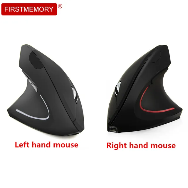 Ergonomic Vertical Mouse Wireless Right/Left Hand Computer Gaming Mice 2.4GHz 1600DPI USB Optical Mause for Laptop Desktop PC Ergonomic Vertical Mouse Wireless Right/Left Hand Computer Gaming Mice 2.4GHz 1600DPI USB Optical Mause for Laptop Desktop PC