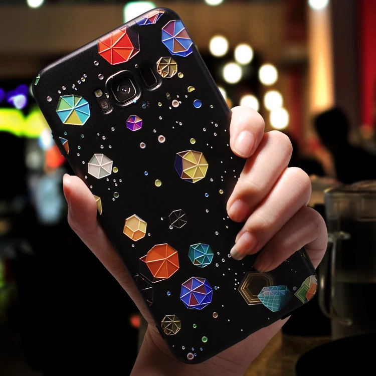 

3D Emboss Star Coque Cases For Samsung Galaxy J4 J6 J8 A6 A8 S7 S8 S9 Plus A7 2018 A3 A5 J7 J3 J5 Prime 2016 2017 Note 8 9 Case