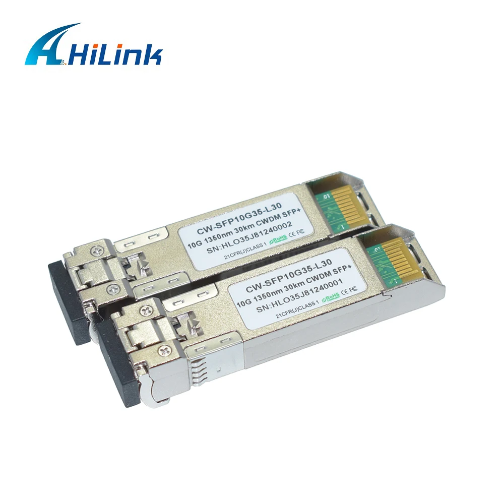 CWDM SFP + модуль приемопередатчика Duplex LC 10G 1350nm 30km DOM +|Оптоволоконное оборудование| |