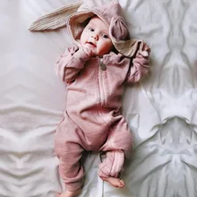 Newborn Baby Girls Boys Clothing Romper Cotton Long Sleeve Jumpsuit Playsuit Bunny Outfits One piece 3D Ear Clothes 0-18M Newborn Baby Girls Boys Clothing Romper Cotton Long Sleeve Jumpsuit Playsuit Bunny Outfits One piece 3D Ear Clothes 0-18M