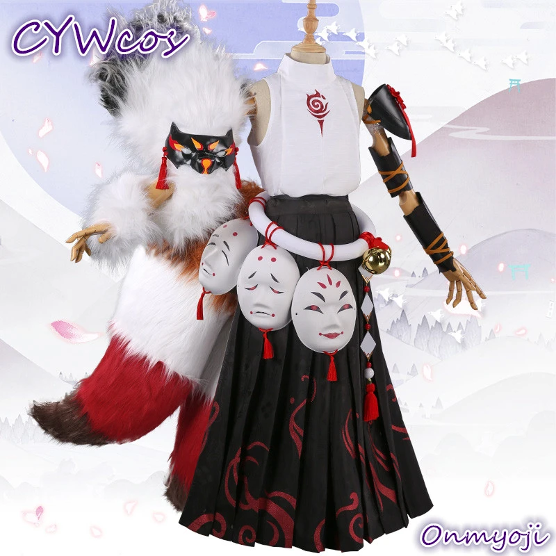 Игра косплэй Onmyoji ССР новая кожа белый бай Zangzhu после пробуждения японский костюм