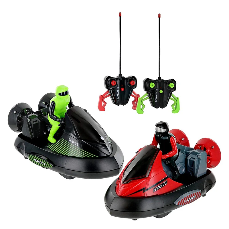 

2Pcs Stunt Remote Control RC Battle Bumper Car with Drivers Toy Kids Gifts Random Color @ZJF