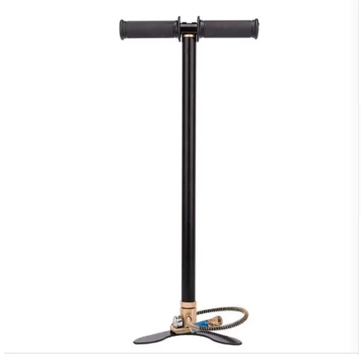 Stainless Steel Air Pump Hand pump 3 Stage High Pressure Inflator 4500psi 300bar 30mpa For Pcp Air Gun Hunting Paintball