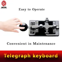 Устройство с кодом Морзе для похода в комнату для приключений, игровой реквизит, введите пароль с помощью телеграфной клавиатуры, чтобы разблокировать комнату для бега