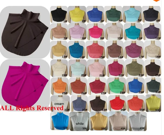 

(20 pieces/lot) muslim jersey neck cover Full Cover Chest MSBT002