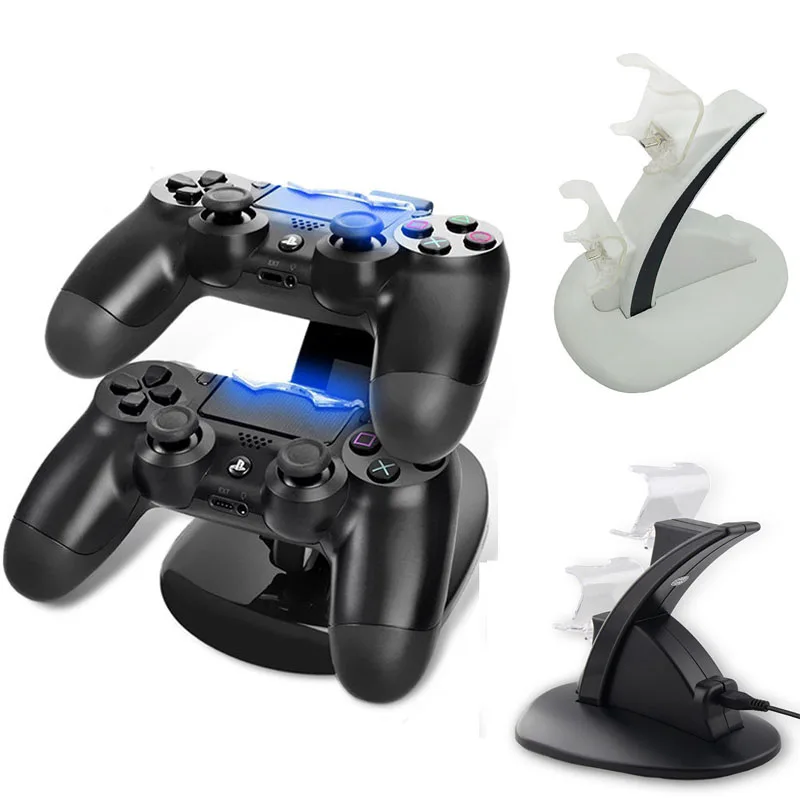 Dual USB Charge Dock For Sony Playstation 4 Controller font b Gamepad b font Handle Cradle