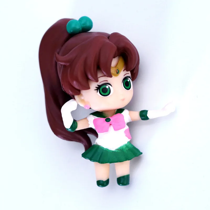 

Q Version 4-5CM PVC Sailor Moon Mobile Phone Small Pendant Furnishing Articles Model Holiday Gifts Ornament Children's Toys