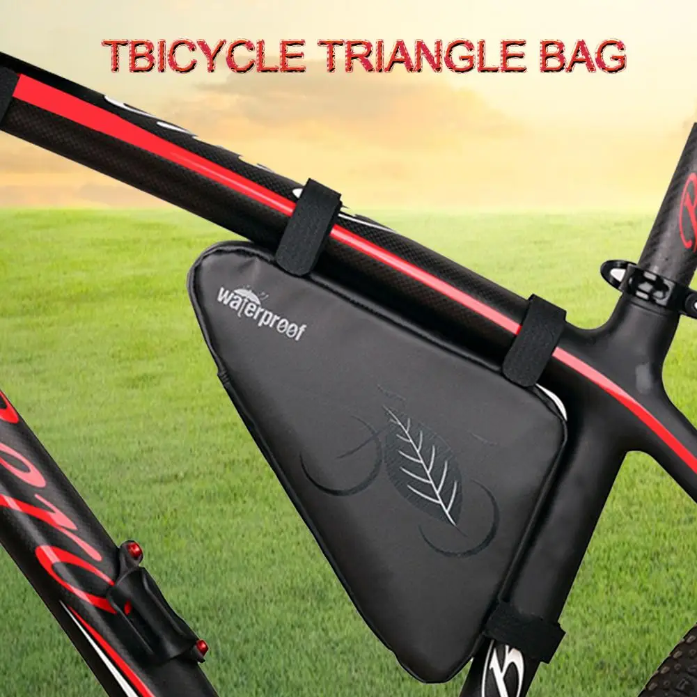 Discount Waterproof Bicycle Bag Triangle Bag Beam Package Mountain Bike Kit Saddle Bag On Tube Bag Riding Equipment 3