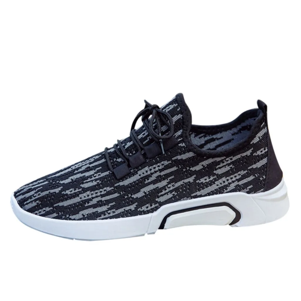 

CHAMSGEND Summer Mesh Breathable Running shoes casual travel shoes men's sports shoes fashion gas wild casual running shoes