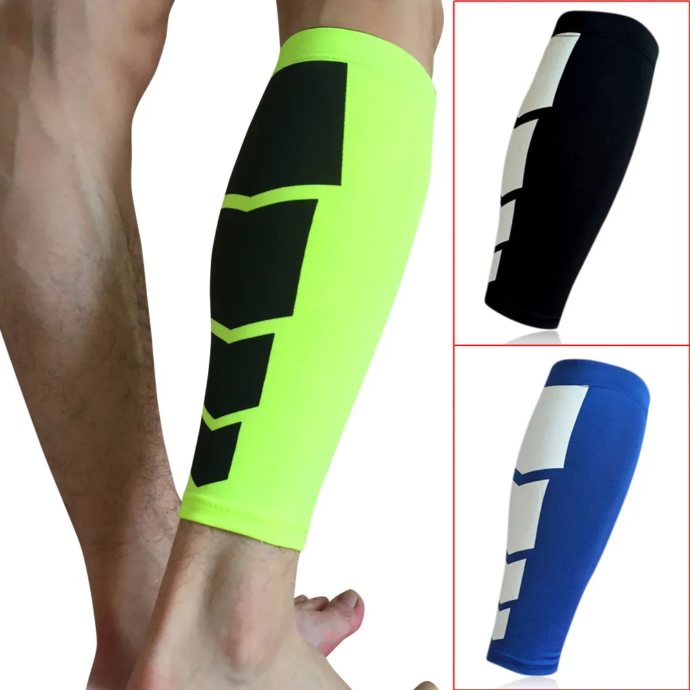 

1Pc Unisex Protect Leg Calf Support Stretch Sleeve Compression Soft Comfortable Socks for Outdoor Sports Basketball running