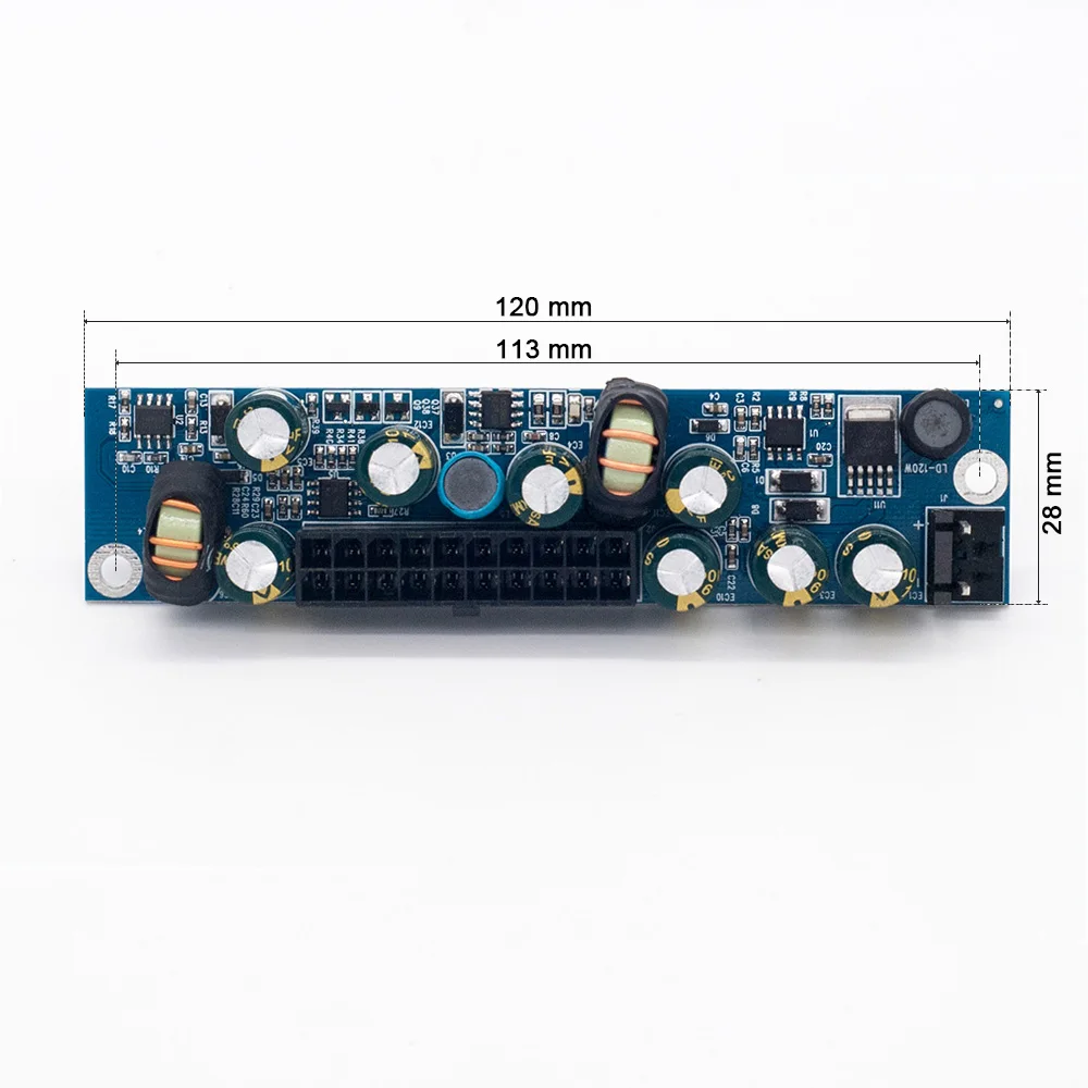 RGEEK 120W DC ATX PSU 12V пиковый Pico переключатель 24pin Realan 1007 MINI ITX для автомобиля PC источник