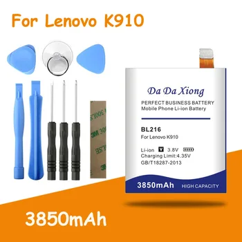 

Free shipping 3850mAh BL216 Battery for Lenovo VIBE Z K910 K6 X910 K910e BL-216 bl216 Replacement batteria +free tools