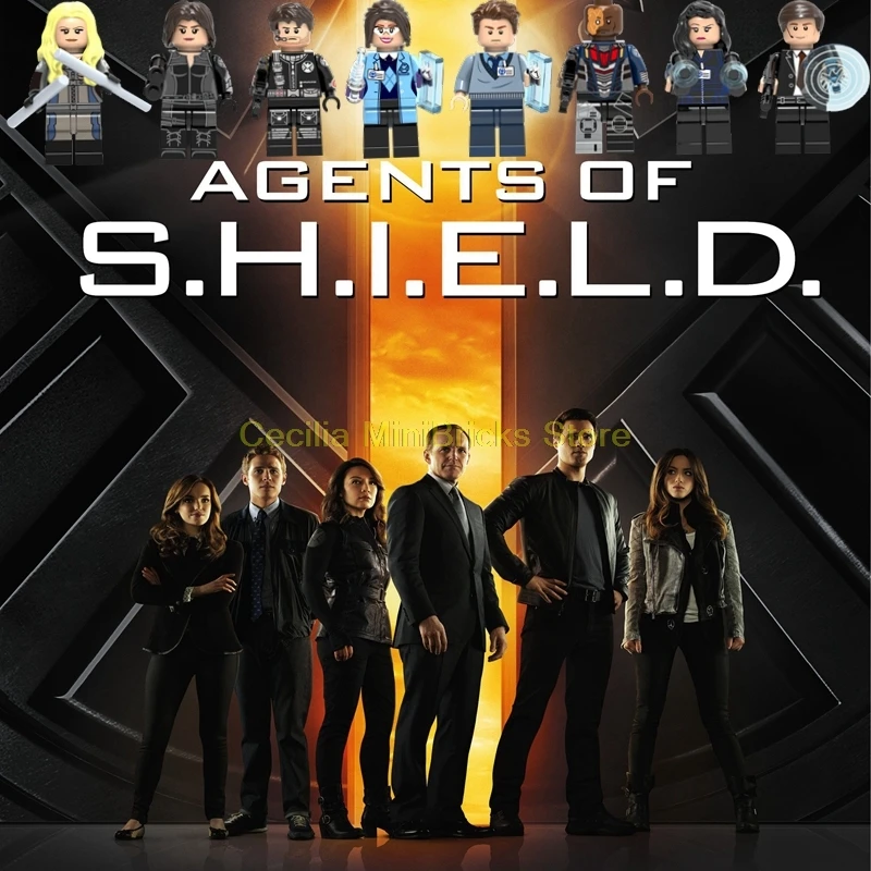 

Legoing Avengers Endgame Agents Of SHIED Thanos Super Heroes Phil Coulson Nick Fury Building Blocks legoings Marvel Stan Lee