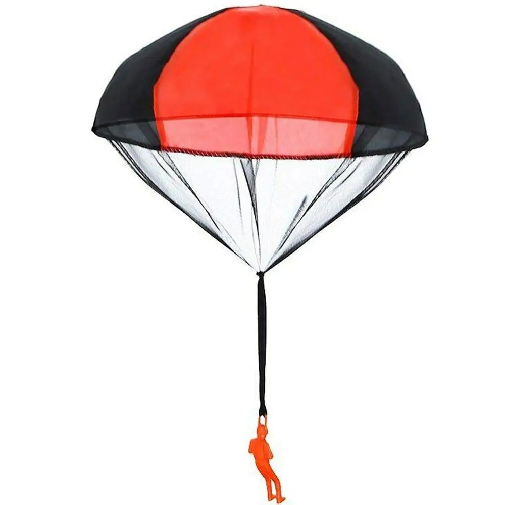Ручной метательный мини-солдат, парашют, забавная игрушка, Детская игра под открытым небом, развивающие игрушки, летающий парашют, Спортивная игрушка для детей - Цвет: Orange