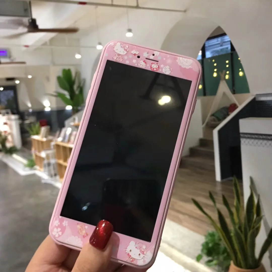 

Cardcaptor Sakura Sailor Moon Flowers Pattern Screen Protector For iPhone X XS Max 7 8 Plus Tempered Glass