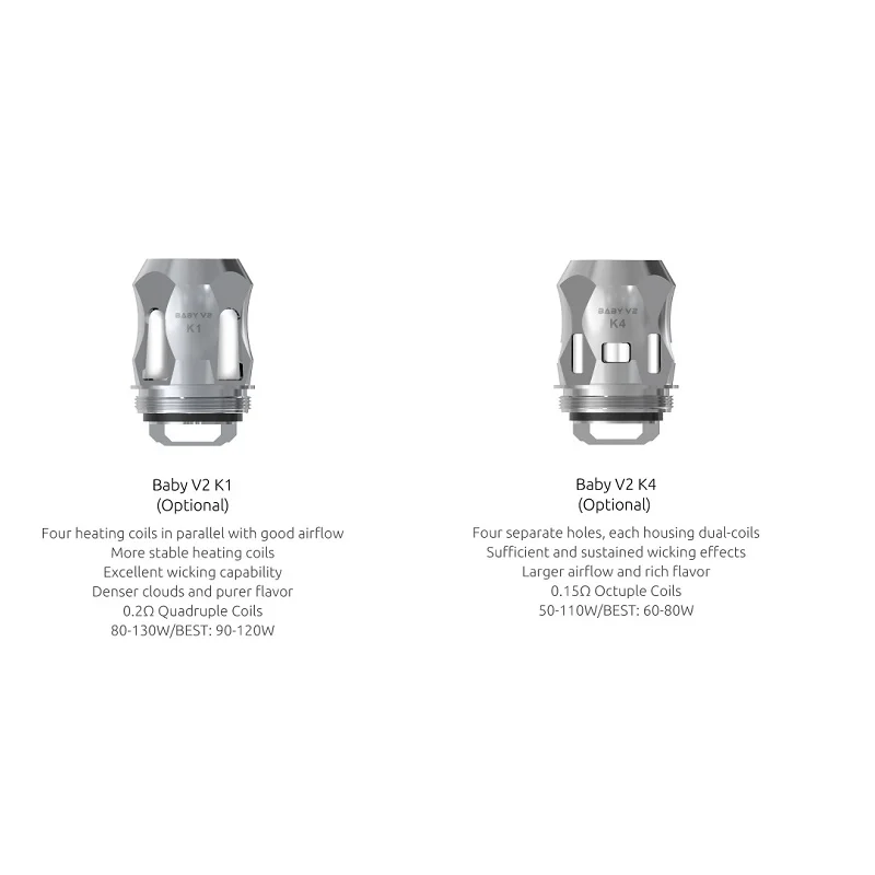 Gai Оригинал Smok катушки TFV8 маленьких V2 распылитель Core A1 A2 A3 S1 S2 K1 K4 замена для Mag