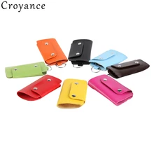 Croyance Для женщин Для мужчин из искусственной кожи держатели ключей от автомобиля ключницы автомобильный брелок для ключей из искусственной кожи чехол для ключей бумажник чехол настраиваемые, с логотипом