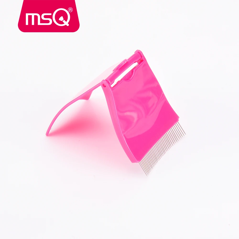 MSQ бигуди для ресниц пластиковый аппликатор для нанесения туши защита завивка гребень легко переносить складной инструмент для макияжа
