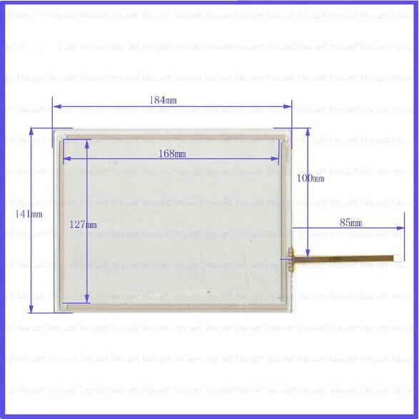 

ZhiYuSun 184mm*141mm LST08002 8Inch 4Wire Resistive TouchScreen Panel Digitizer 184*141 this is compatible