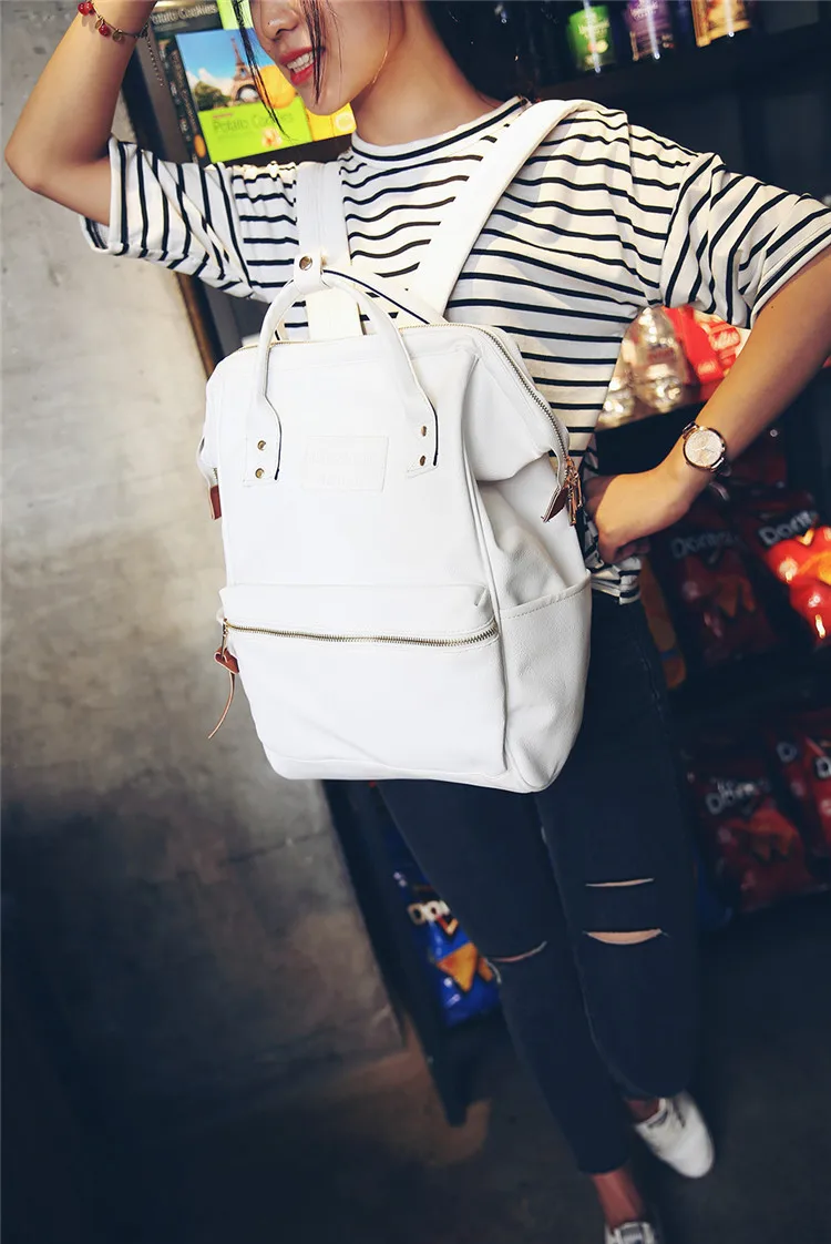 Fashion Mummy Diaper Bag Backpack Leather Waterproof Maternity Nappy Bag Large Capacity Travel Mother Handbag For Mom Baby Care (8)