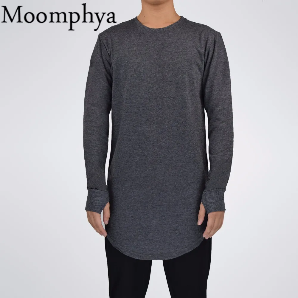 Quality long sleeve t shirt with thumb holes uniform