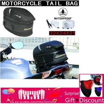

Free shipping new RR9014 motorcycle rear seat bag / car tail bag / bags / send rain cover / Black 18.5 liters