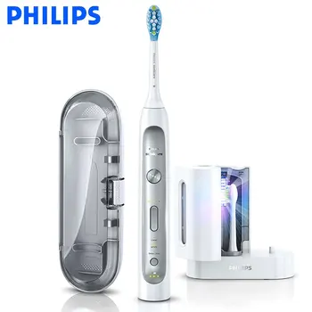 

Philips Sonicare FlexCare Platinum Sonic electric toothbrush with 3 modes pressure sensor HX9172/19 for adult/children 110-220V
