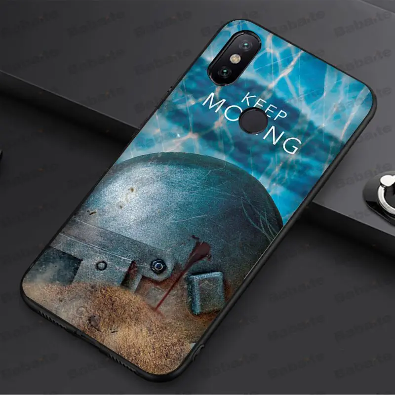 Черный силиконовый мягкий чехол Babaite PUBG для redmi 5plus 5A 6pro 4X note5A note4x note7 6A funda|Бамперы| |