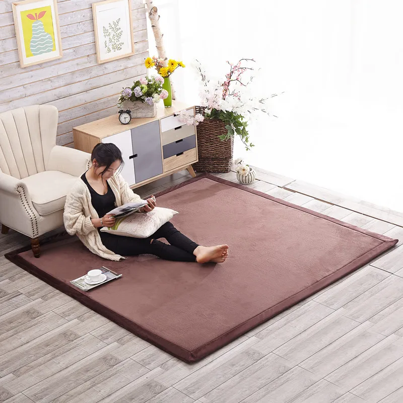 Honlaker Large Tatami Living Room Carpet 180*200*2CM Children Crawling Rugs and Carpets Adult