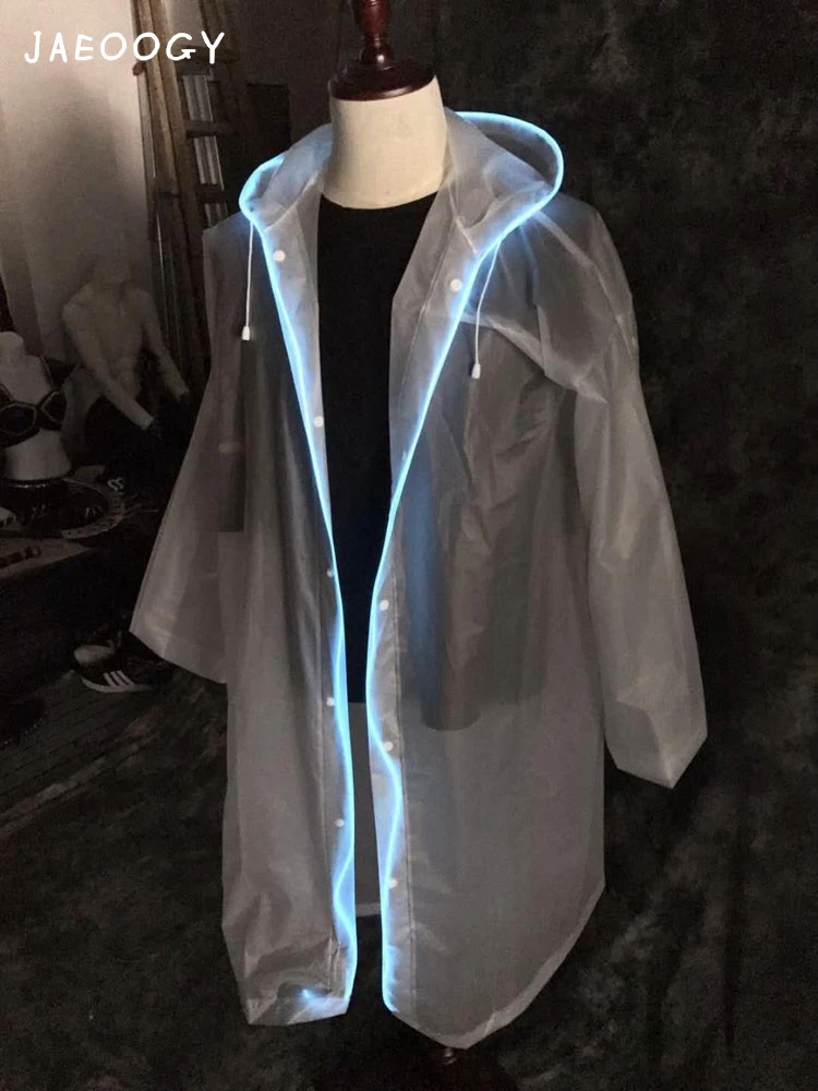 real led raincoat