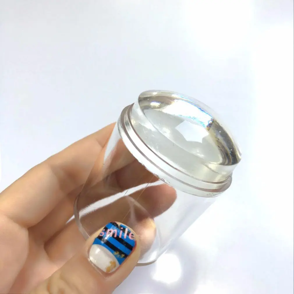 Прозрачный желе для дизайна ногтей прозрачный мягкий штамп DIY лак для печати маникюрный шаблон дизайн ногтей Аксессуары для печати