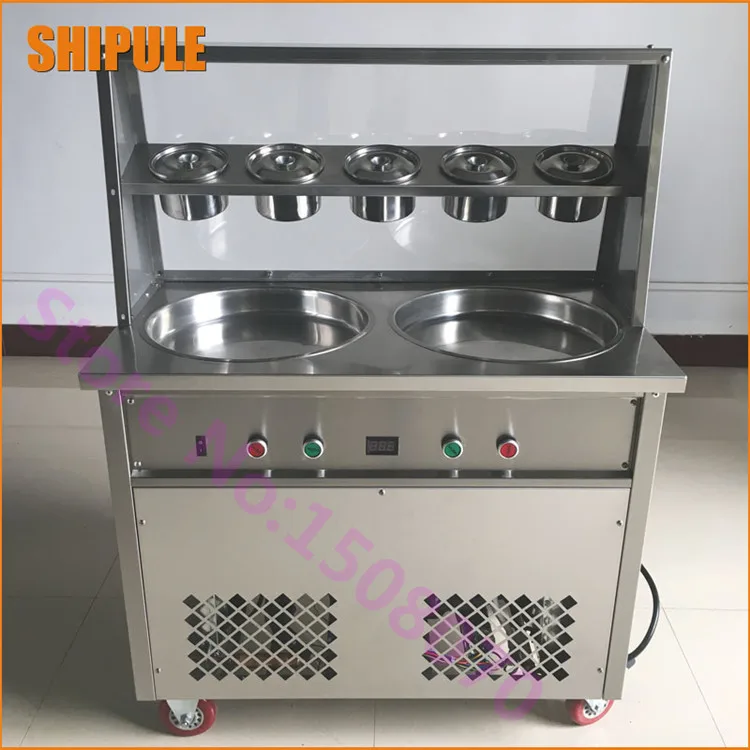 High quality Thailand ice roll machine commercial rolled fried ice