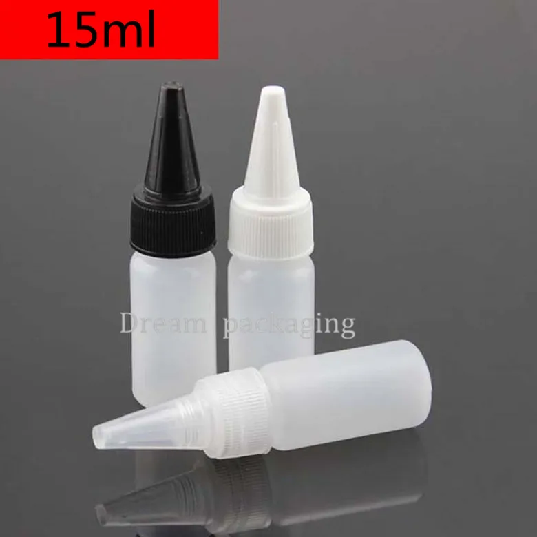 Free shipping 100pcs x15ml seasoning solvent extrusion bottle dropper