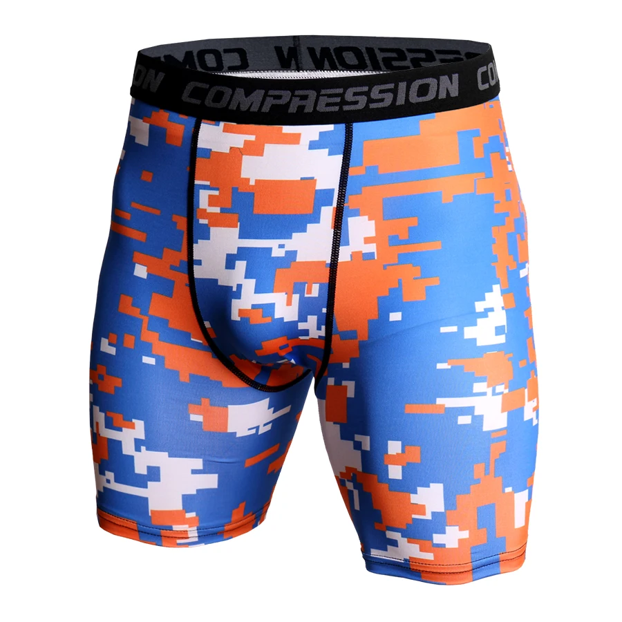 Men Compression Under Layer Short Pants Fashion 3D Print Camouflage Athletic Tights Shorts Bottoms Skinny Shorts Men Bottom Men Compression Under Layer Short Pants Fashion 3D Print Camouflage Athletic Tights Shorts Bottoms Skinny Shorts Men Bottom