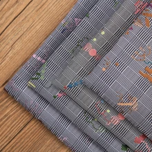 Новое поступление парча полиэстер жаккард абстрактный плед модная ткань для фетра лоскутное шитье DIY женское платье тканевая сумка