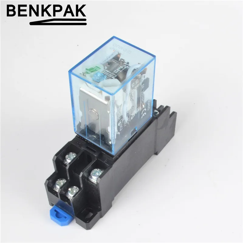 

relay MY2NJ + socket DPDT 8 pins led indicator relay switch