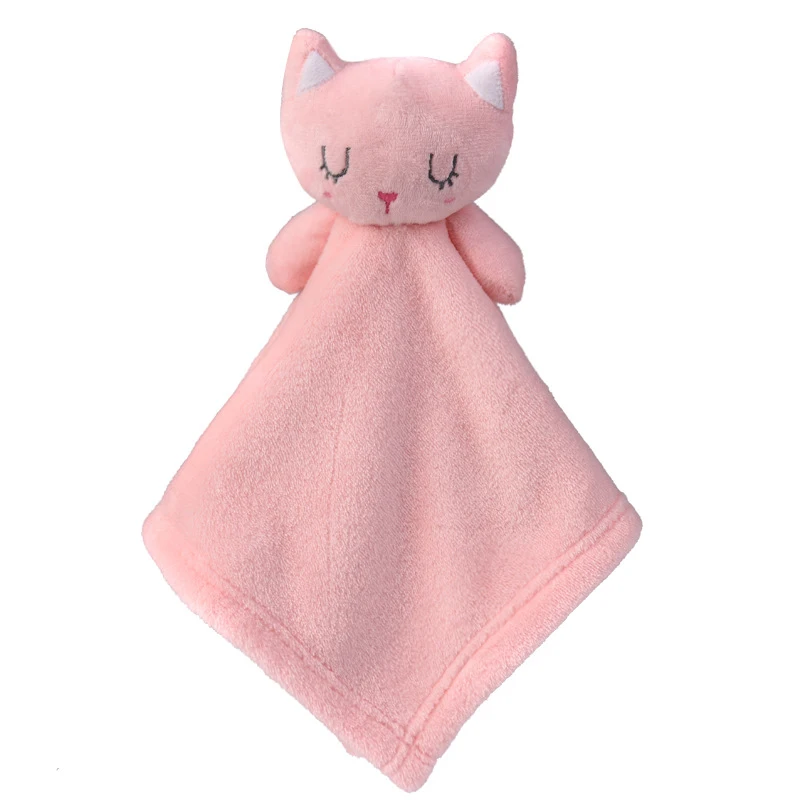 Cute Baby Rattle Bunny Soothing Towel Baby Plush Toy Infant Very Soft Security Blanket Friend Educational Plush Rabbit Doll Toys