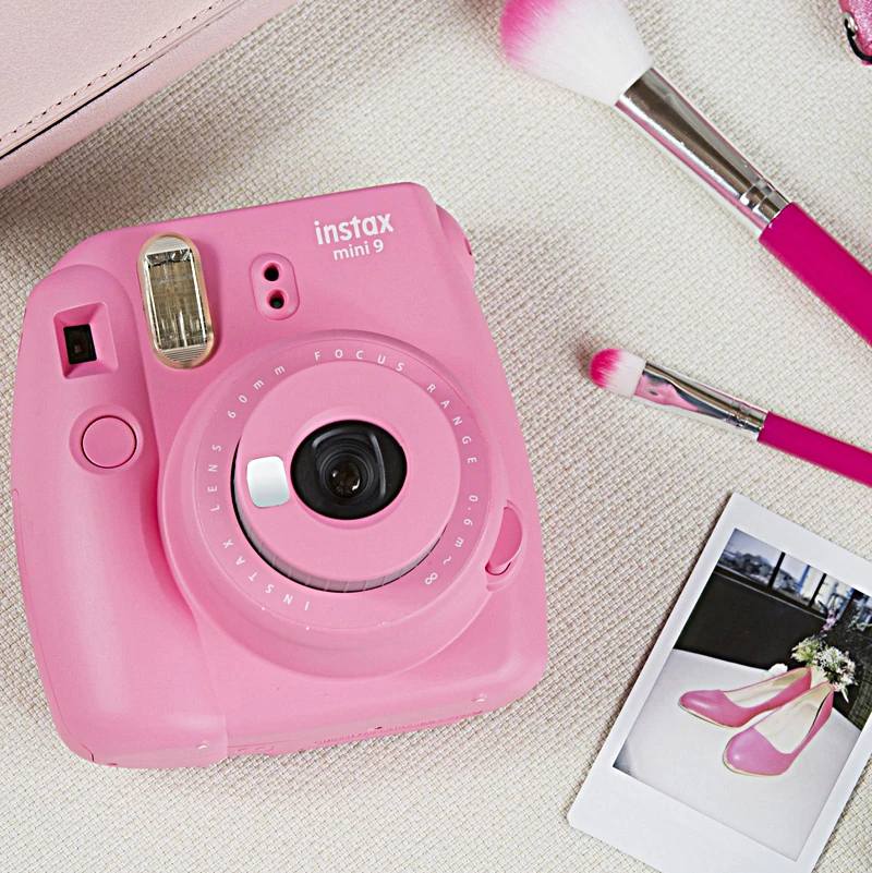 Fujifilm Instax Mini 9 мгновенная камера Фламинго розовый + Fuji простая пленка 40 листов фото