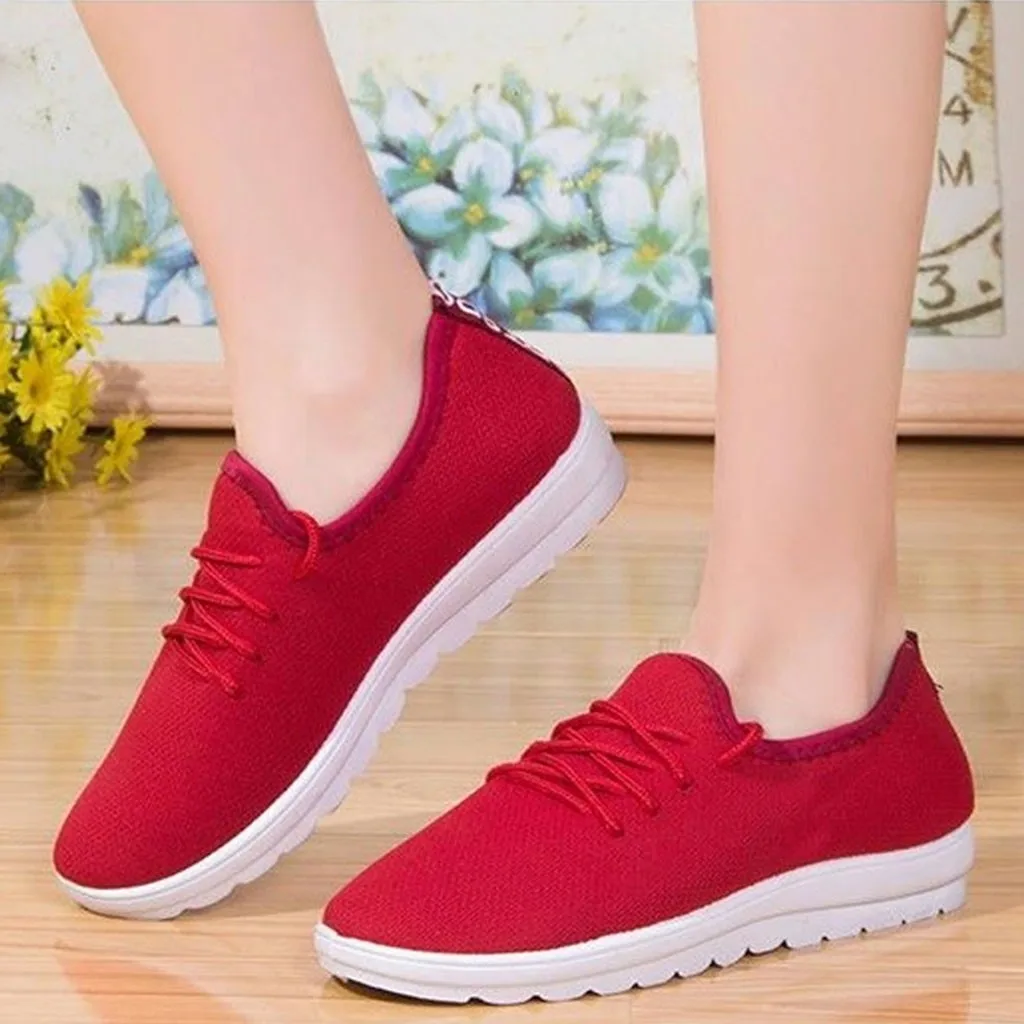 

Women Sneakers Running Trainers Flat Comfy Fitness Sports Shoes Casual Shoes Platform Sandals Zapatos De Mujer