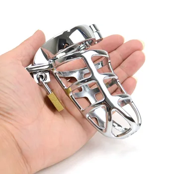 Chastity Belt Male Chastity device Cock Cage Sex Toys for Men Penis Lock Bandage Drop Shipping 4