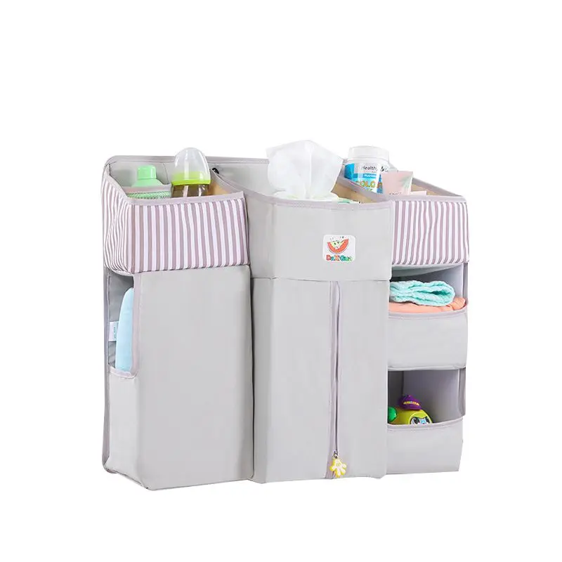 

Baby Multi-Purpose Diaper Bedside Storage Bedding Sets Nursery Organizer Hanging Diaper Organization Storage