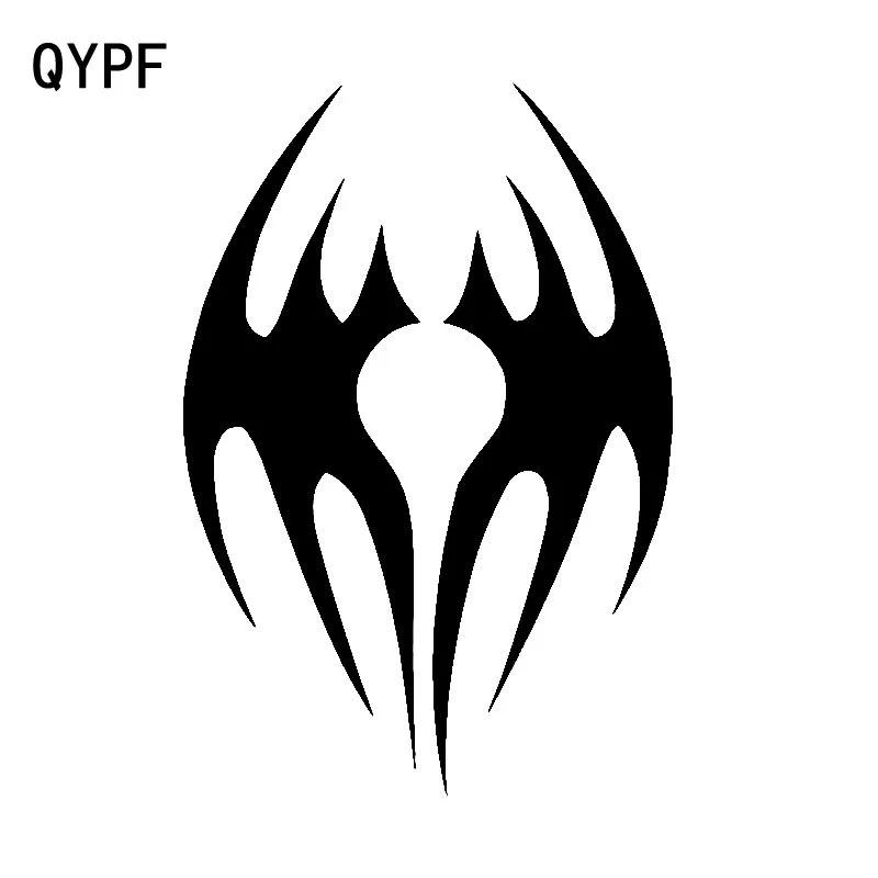 QYPF 16,2 см * 11,1 см Хэллоуин Bat летающие крылья из нескольких Скелет Структура винил автомобиля Стикеры непревзойденной наклейка узор C18-0816