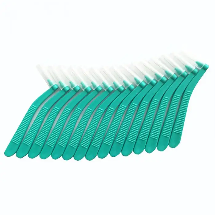 Escovas de Dentes l em Forma de Escova Interdental Ortodôntica Dental Macio Cuidado Oral Hjl2021 15 Pçs 7 Escova interdental