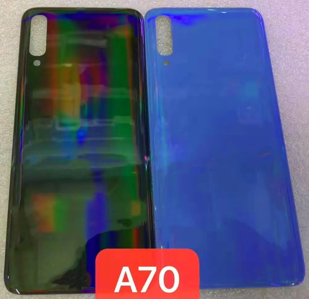 Для samsung Galaxy A70 A705 A705F задняя крышка батарейного отсека стеклянная корпуса для