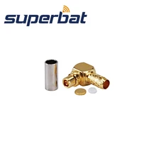 Superbat 10 шт. RP MMCX обжимной разъем(Jack pin) РЧ разъем для коаксиального кабеля RG174, RG188A, RG316, LMR100