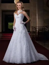 Vestido de casamento отличное качество в Бразилию 2019 Новый дизайн бальное платье из кружева бисера Свадебное платье PS1