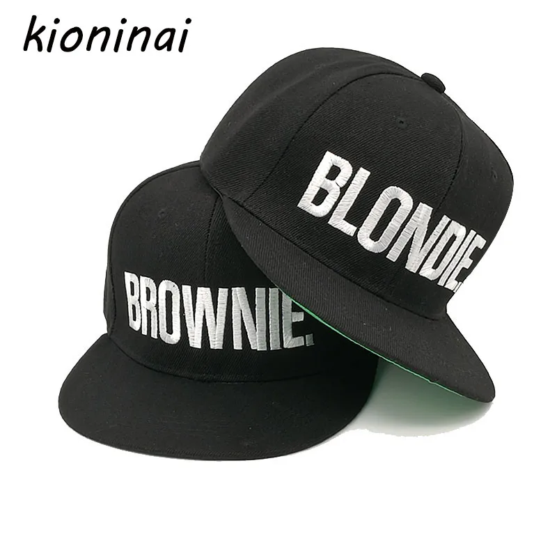 Kioninai 2017 BLONDIE домовой Вышивка Snapback Hat Кепки s Для женщин мужчин девочек Бейсбол хип