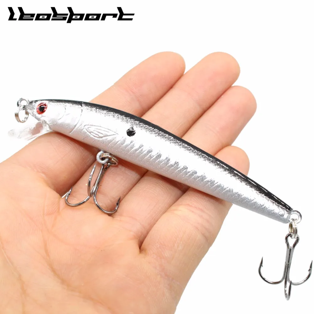 LEOSPORT الصيد إغراء الطعم الثابت 9.5 سنتيمتر 9g أسماك Crankbait Wobblers بيكي باس الاصطناعي الطعوم بايك السحر الكارب Swimbait